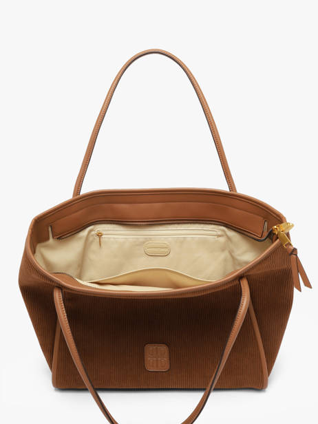 Shoppingtas Ld Bags Ribfluweel Laurent david Bruin ld bags 111 ander zicht 2