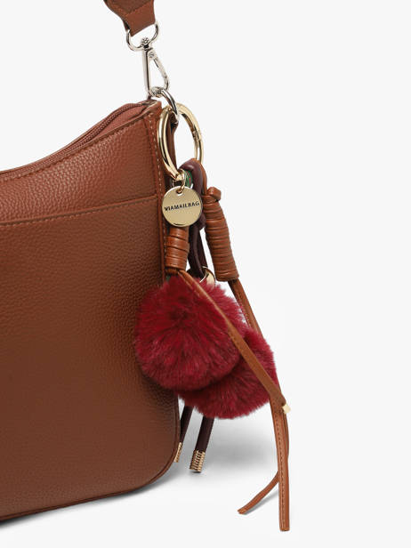 Tashengsel Viamailbag Rood short charm S ander zicht 1