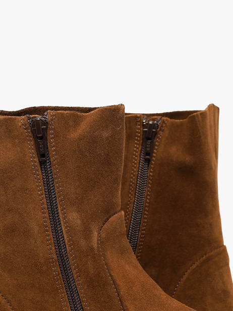 Enkellaarsjes Uit Leder Aliwell Bruin women A222083 ander zicht 2