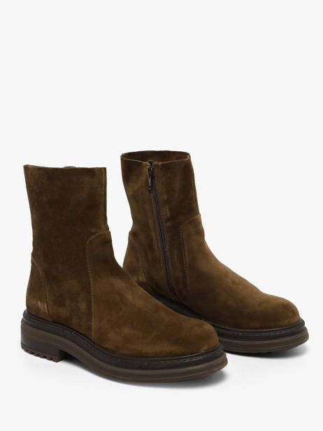 Enkellaarsjes Uit Leder Aliwell Bruin women A226124 ander zicht 1
