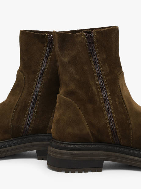 Enkellaarsjes Uit Leder Aliwell Bruin women A226124 ander zicht 2