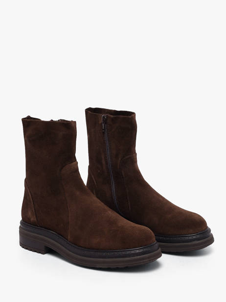 Enkellaarsjes Uit Leder Aliwell Bruin women A224098 ander zicht 1
