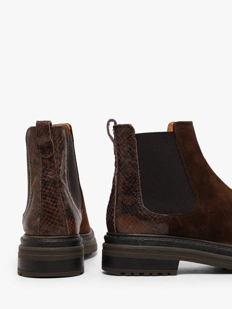 Chelsea Boots Uit Leder Aliwell Bruin women A226166 ander zicht 2