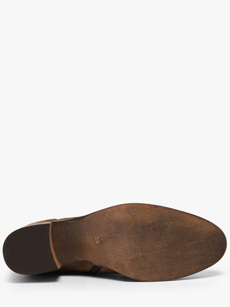 Enkellaarsjes Met Hak Uit Leder Aliwell Bruin women A225016 ander zicht 4
