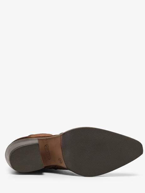 Enkellaarsjes Met Hak Uit Leder Metisse Bruin women GA11 ander zicht 4