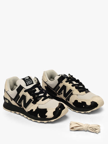Sneakers Uit Leder New balance Zwart women W574PH ander zicht 1