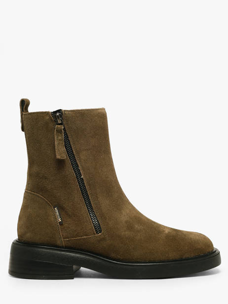 Boots Uit Leder Mephisto Bruin women P5150207