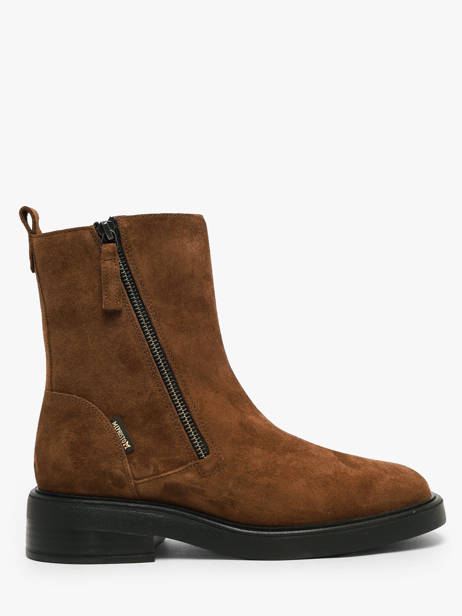 Boots Uit Leder Mephisto Bruin women P5150208