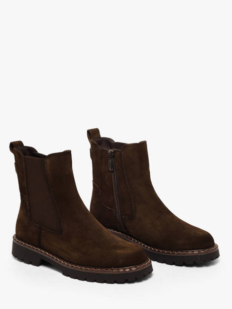 Enkellaarsjes Uit Leder Tamaris Bruin women 47 ander zicht 1