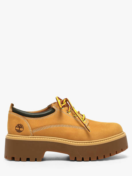 Bootschoenen Met Platformzool Uit Leder Timberland Oranje women 5UF97541