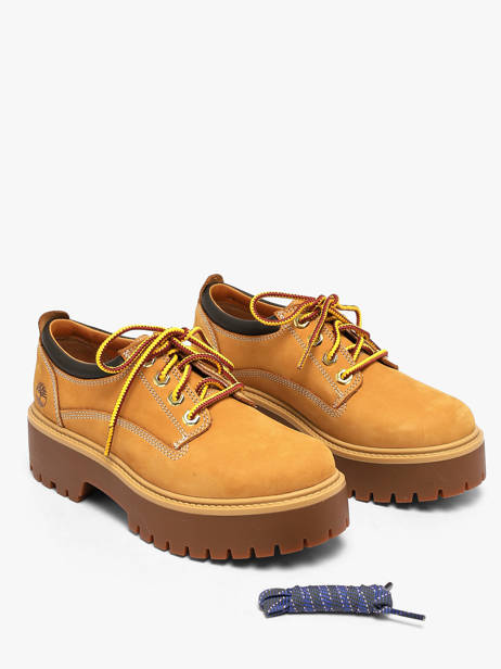 Bootschoenen Met Platformzool Uit Leder Timberland Oranje women 5UF97541 ander zicht 1