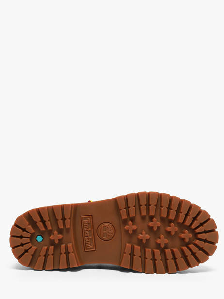 Bootschoenen Met Platformzool Uit Leder Timberland Oranje women 5UF97541 ander zicht 4