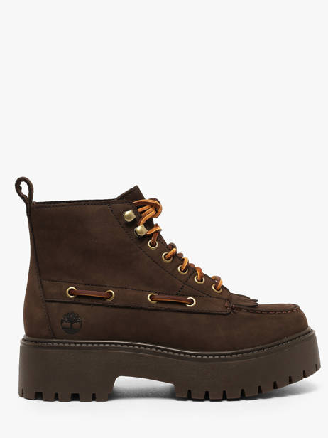 Boots Met Platformzool Uit Leder Timberland Bruin women 27YZW071