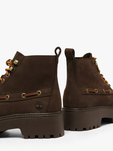 Boots Met Platformzool Uit Leder Timberland Bruin women 27YZW071 ander zicht 2