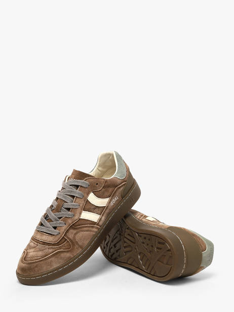 Sneakers Uit Leder Coolway Bruin men 8633811 ander zicht 2