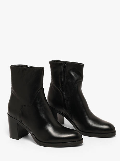 Enkellaarsjes Met Hak Uit Leder Mjus Zwart women N31204 ander zicht 1