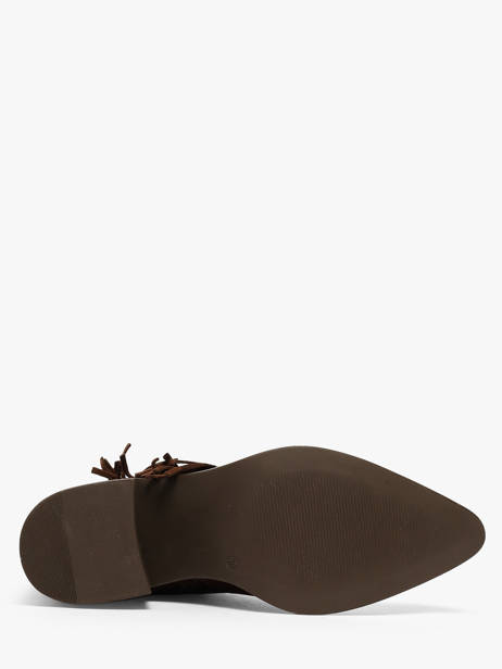 Enkellaarsjes Met Hak Uit Leder Mjus Bruin women L39218 ander zicht 4