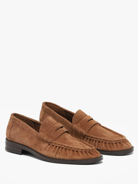 Mocassins Uit Leder Another trend Bruin women 57061101 ander zicht 1