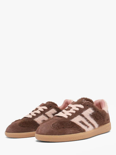 Sneakers Uit Leder Back 70 Bruin women 7 ander zicht 1