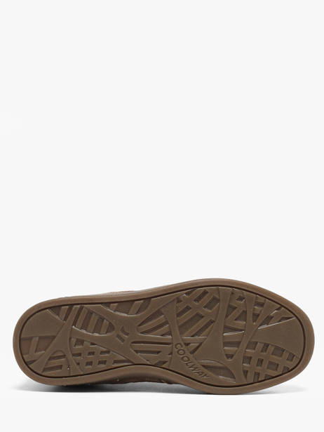 Sneakers Uit Leder Coolway Bruin women 7633401 ander zicht 4