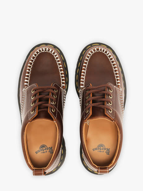 Derby Veterschoenen Uit Leder Dr martens Bruin boy 31817243 ander zicht 3