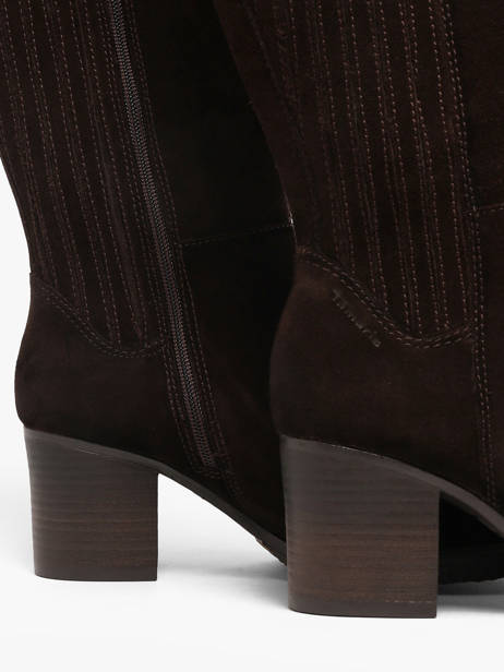 Laarzen Met Hak Uit Leder Tamaris Bruin women 47 ander zicht 3
