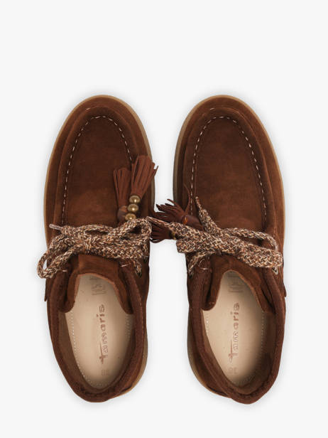 Enkellaarsjes Uit Leder Tamaris Bruin women 47 ander zicht 3