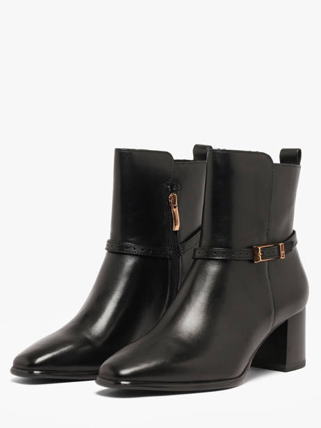 Enkellaarsjes Met Hak Uit Leder Tamaris Zwart women 47 ander zicht 1