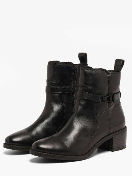 Enkellaarsjes Met Hak Uit Leder Tt. bagatt Zwart women 683F4000 ander zicht 1