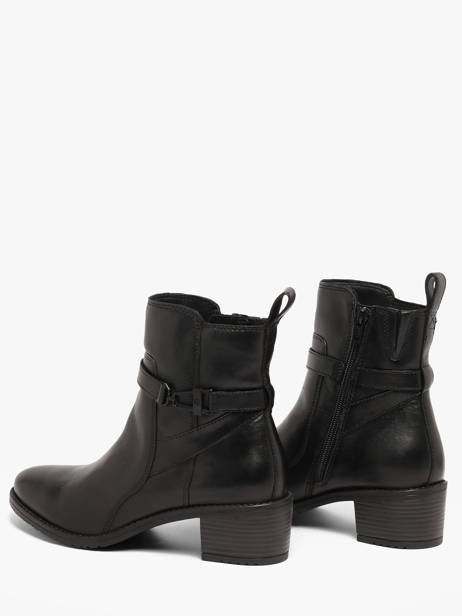Enkellaarsjes Met Hak Uit Leder Tt. bagatt Zwart women 683F4000 ander zicht 2
