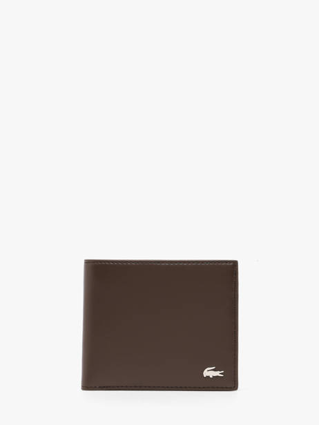 Portefeuille Fg Leder Lacoste Bruin fg NH1112FG