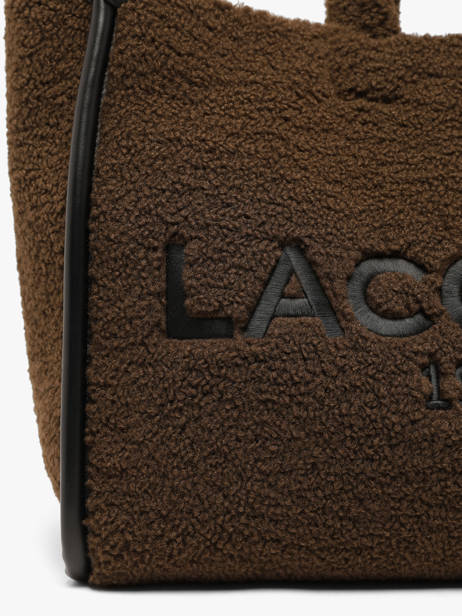 Schoudertas Heritage Lacoste Bruin heritage NF5117HX ander zicht 2