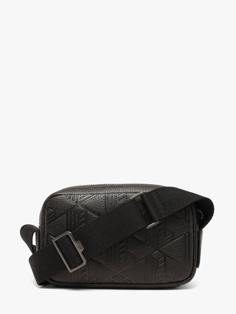 Cross Body Tas Lacoste Zwart megagrain NH5401GB ander zicht 3