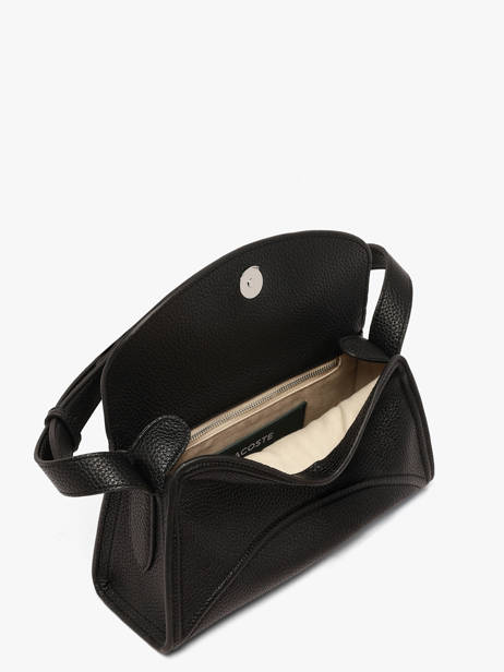 Cross Body Tas Everyday Club Lacoste Zwart everyday club NF5486JS ander zicht 2