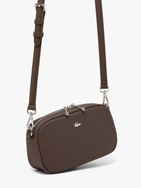 Cross Body Tas Daily City Lacoste Bruin daily city NF4755DZ ander zicht 2