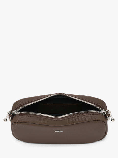 Cross Body Tas Daily City Lacoste Bruin daily city NF4755DZ ander zicht 3