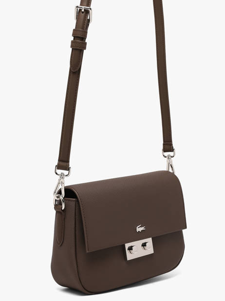 Cross Body Tas Daily City Lacoste Bruin daily city NF4757DZ ander zicht 1