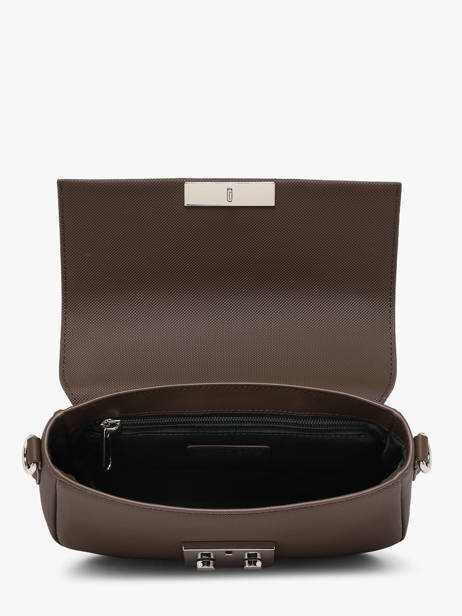 Cross Body Tas Daily City Lacoste Bruin daily city NF4757DZ ander zicht 2