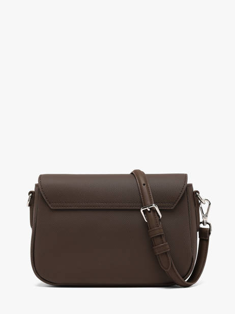 Cross Body Tas Daily City Lacoste Bruin daily city NF4757DZ ander zicht 3
