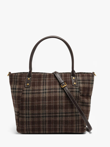 Schoudertas Taylor Met Tartan Motief Laurent david Bruin ld bags 135 ander zicht 3