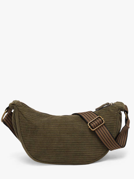 Cross Body Tas Velours Le voyage en panier Groen velours AHP307 ander zicht 2