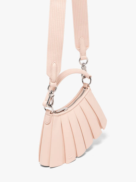 Cross Body Tas Lenglen Leder Lacoste Roze lenglen NU5219DP ander zicht 1