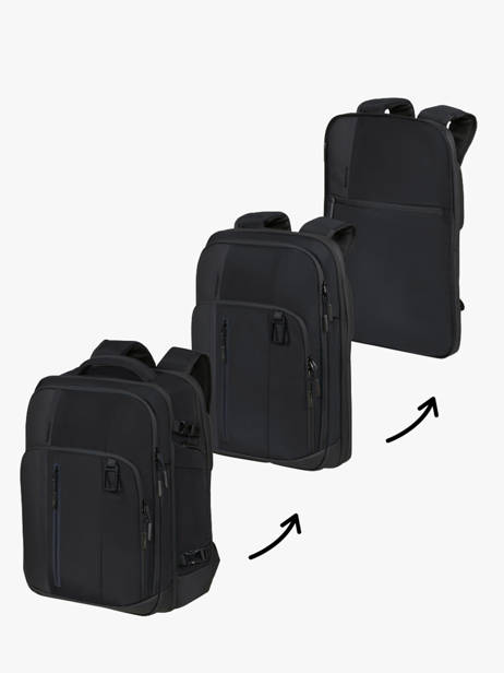 Reistas Voor Cabine Rugzak Biz2go 2 Samsonite Zwart biz2go 2 163111 ander zicht 1