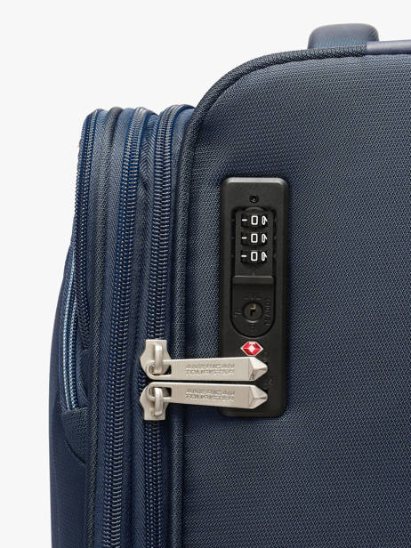 Uitbreidbare Handbagage American tourister Blauw summerride 156991 ander zicht 1