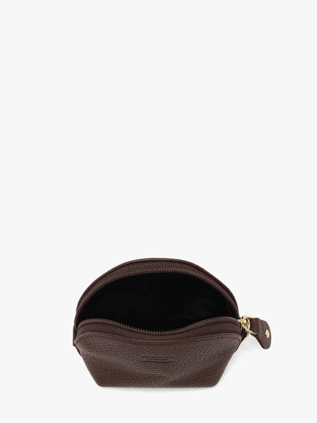 Portemonnee Caviar Leder Crinkles Bruin caviar 14026 ander zicht 1