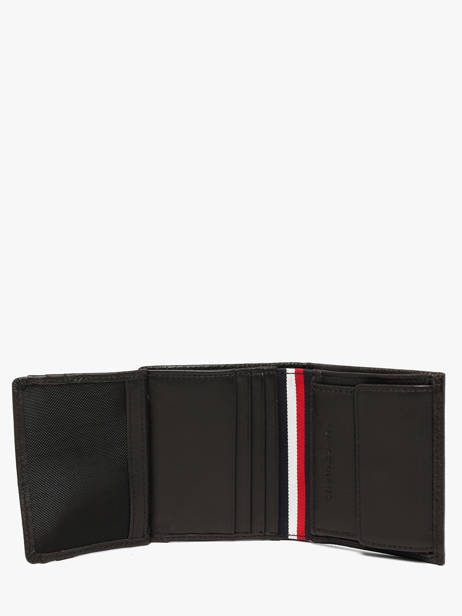 Portefeuille Leder Tommy hilfiger Zwart corporate AM14786 ander zicht 2