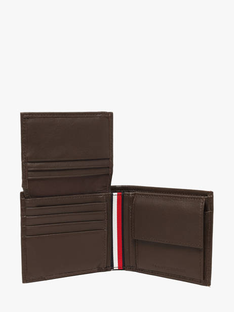 Portefeuille Leder Tommy hilfiger Bruin corporate AM14780 ander zicht 2