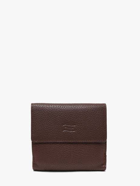 Portemonnee Caviar Leder Crinkles Bruin caviar 14068