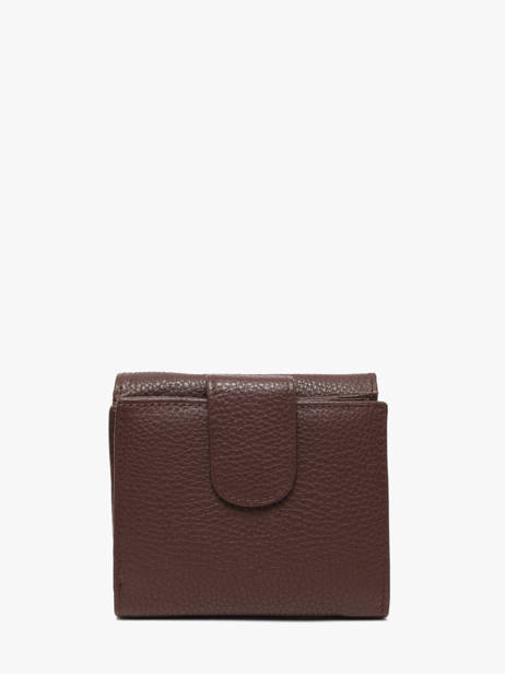 Portemonnee Caviar Leder Crinkles Bruin caviar 14068 ander zicht 4