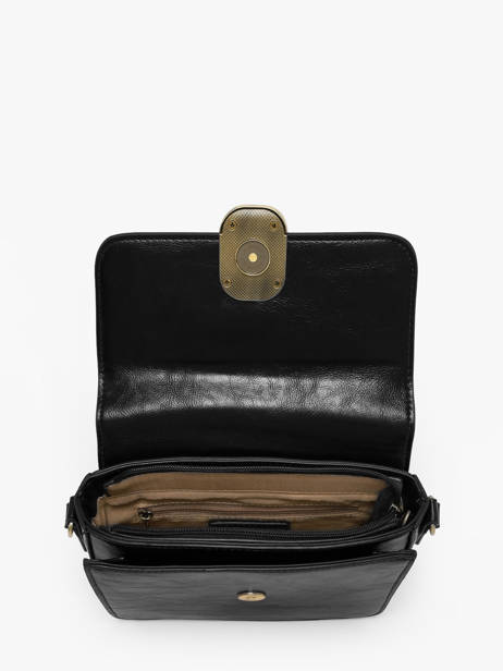 Cross Body Tas London Mandoline Zwart london 2872 ander zicht 1